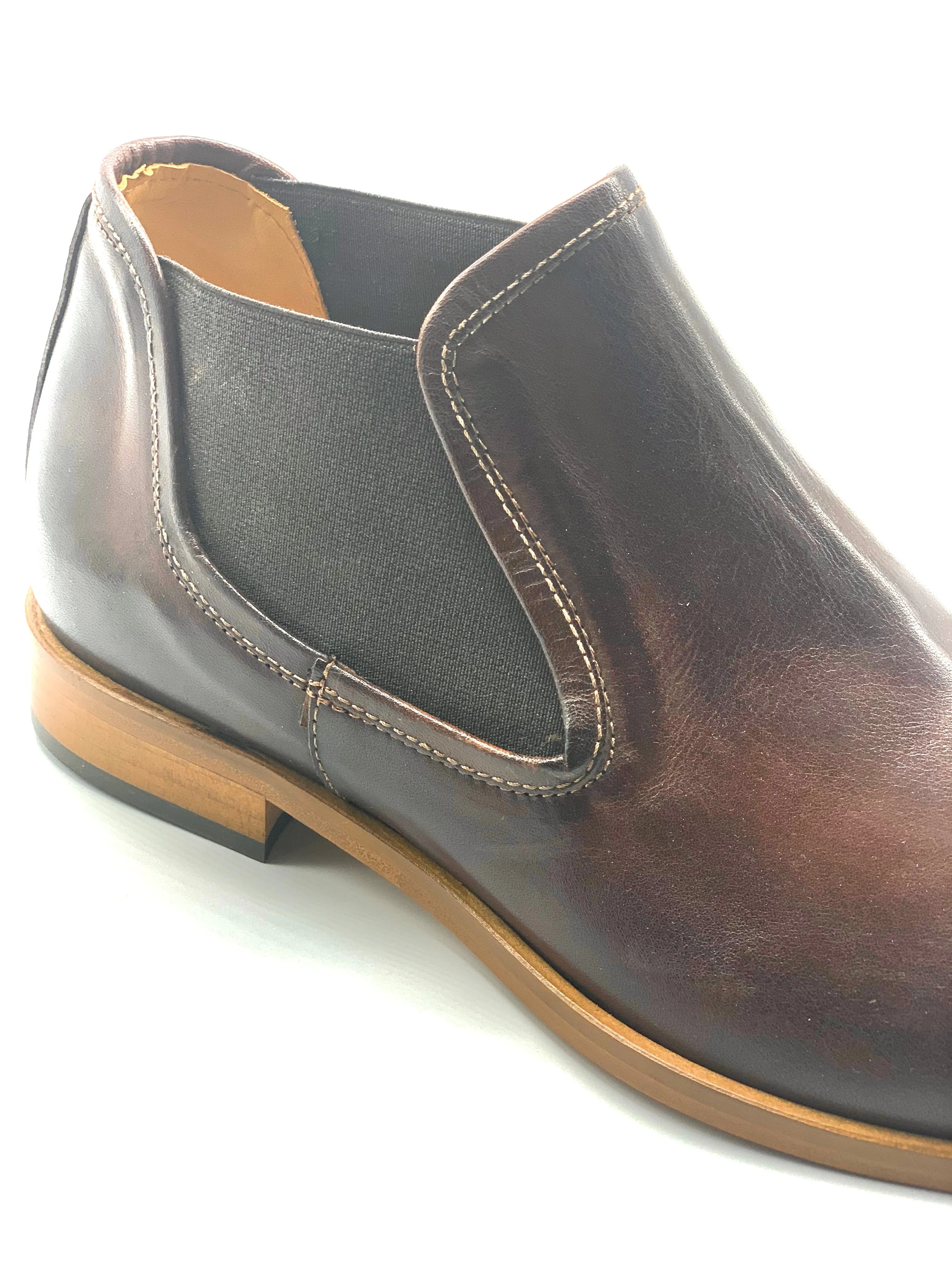 3651 Men's Italian brandy Leather Boots