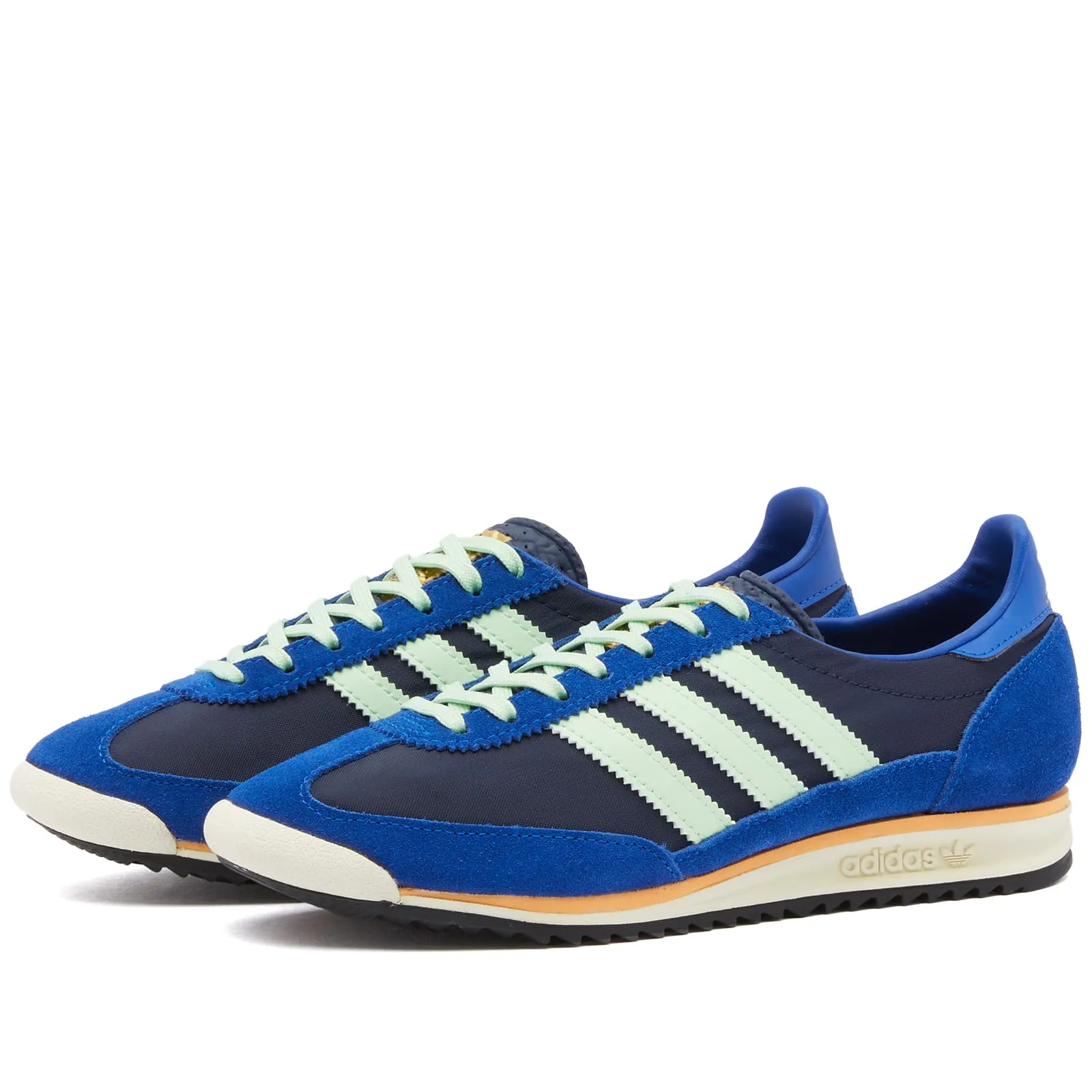 Adidas Sl 72 Sneakers, Night Indigo, Semi Green Spark & Team Royal Blue