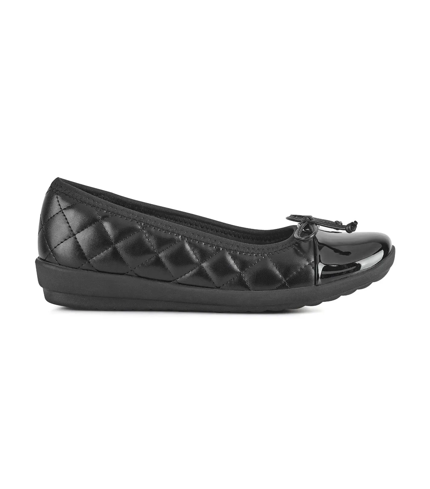 Adrina Casual Ballet Flats Black