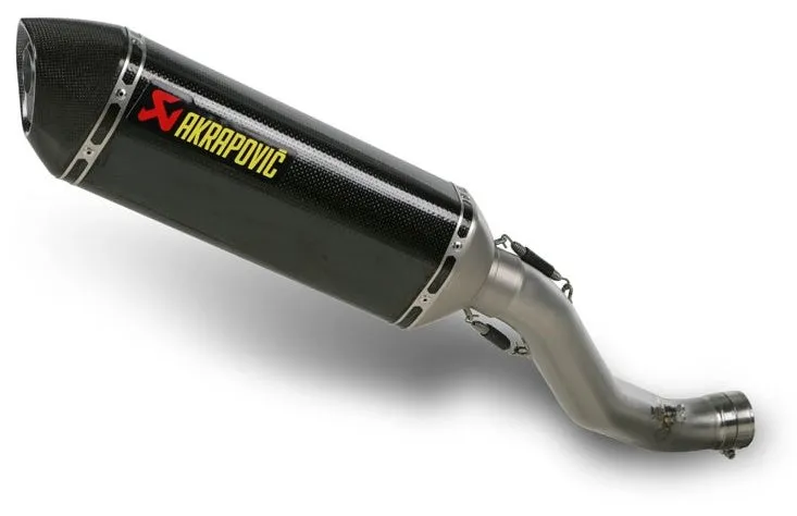 AKRAPOVIC S-K7SO2-ZC Slip-On Line (Carbon) Kawasaki Z750 / Z750R 2007-12