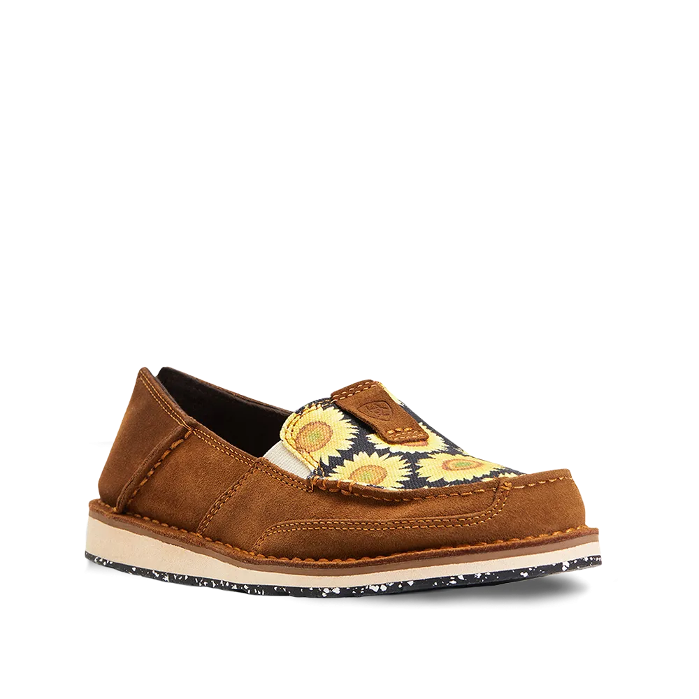 Ariat Ladies Cruiser Peanut & Field of Sun Print Shoes 10040356