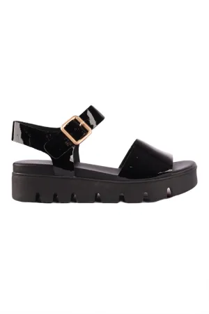 Babels Patent Leather Sandals