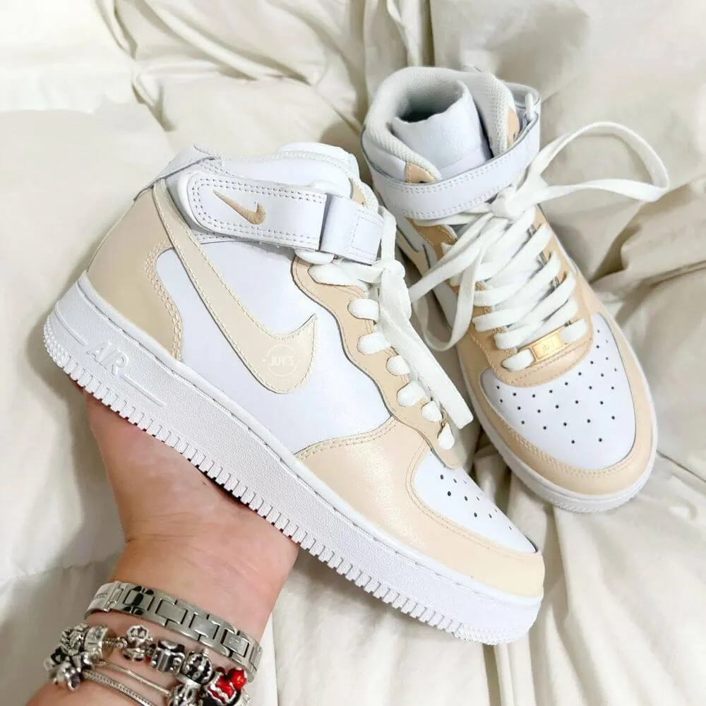 Beige Custom Air Force 1