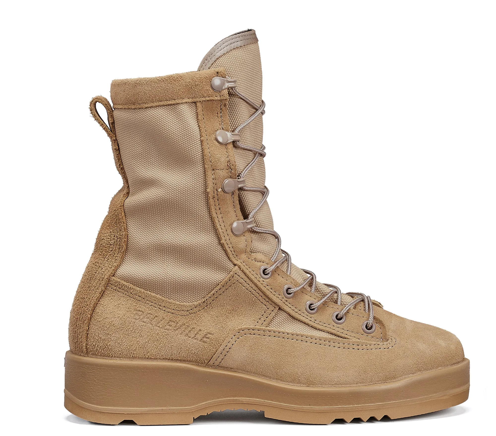 Belleville Hot Weather Steel Toe Flight Boots 330DESST Tan Leather