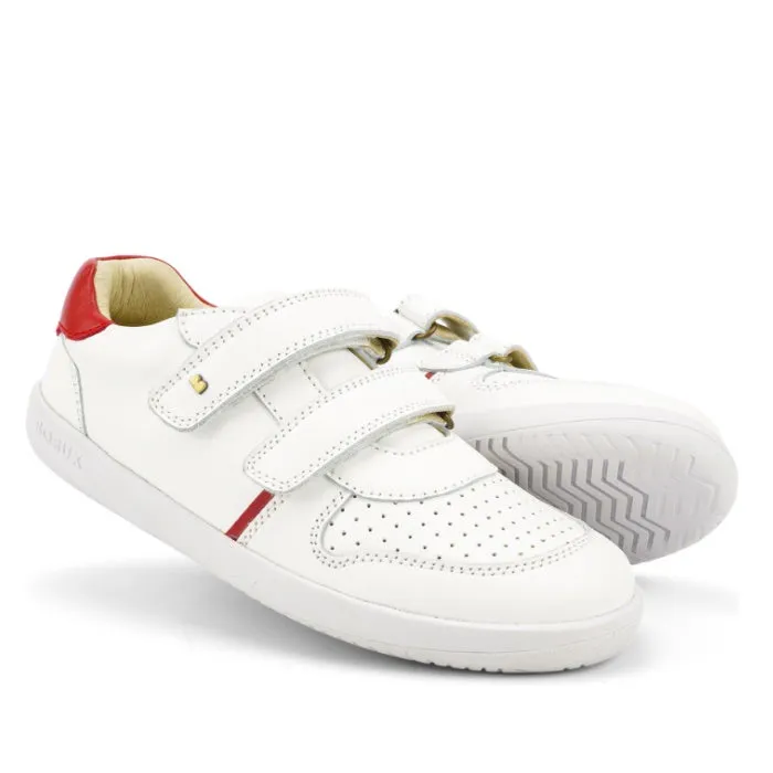 Bobux Kids Plus KP Riley Sneaker White Red