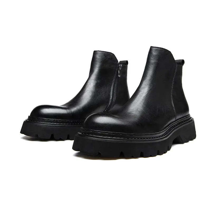 ChicHide Casual Slip-On Ankle Boots