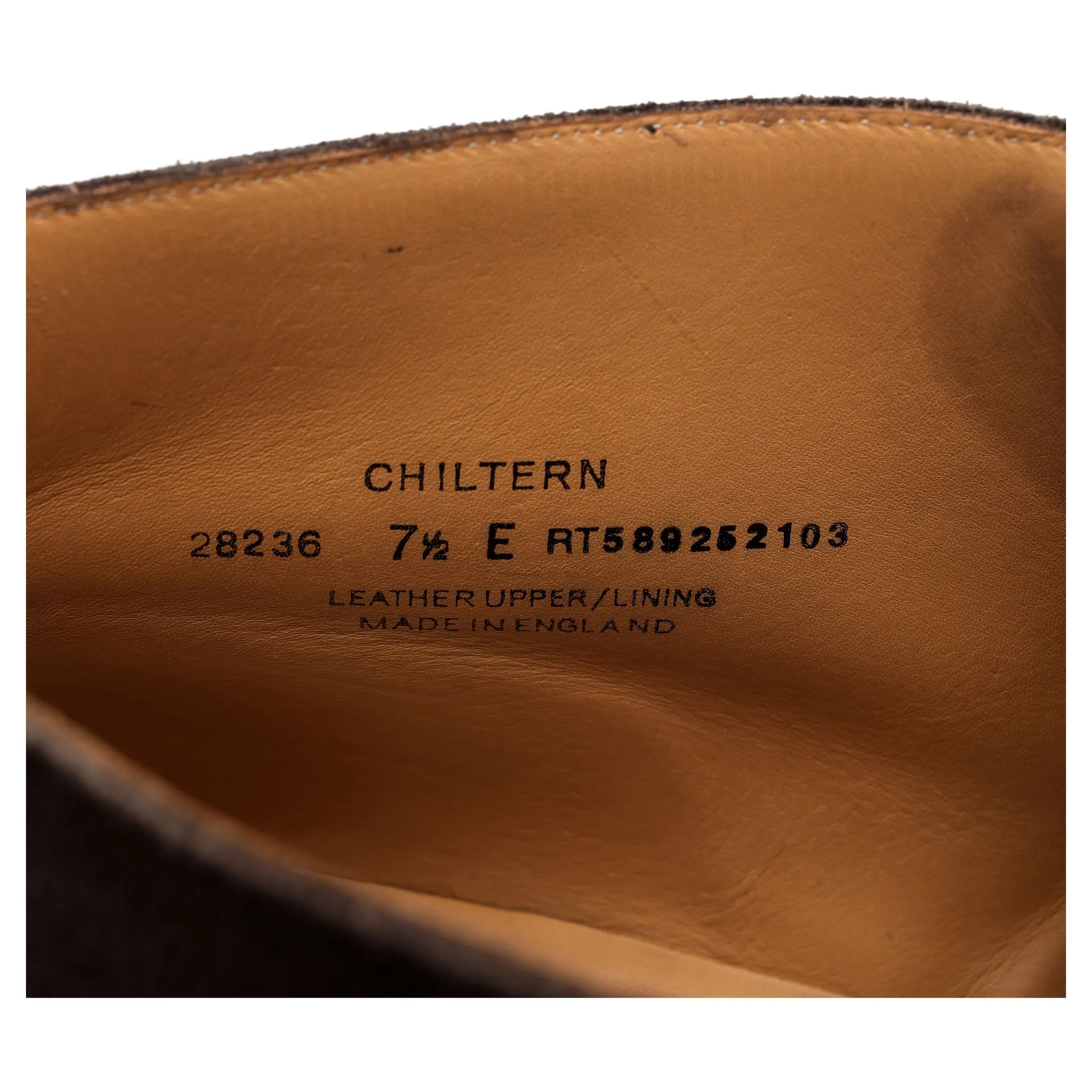 'Chiltern' Brown Suede Chukka Boots UK 7.5 E