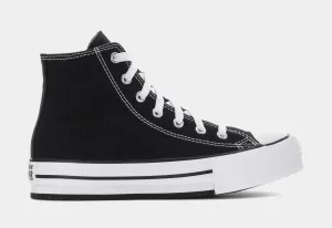 Chuck Taylor All Star Lift Platform Preschool Lifestyle Shoes (Black)