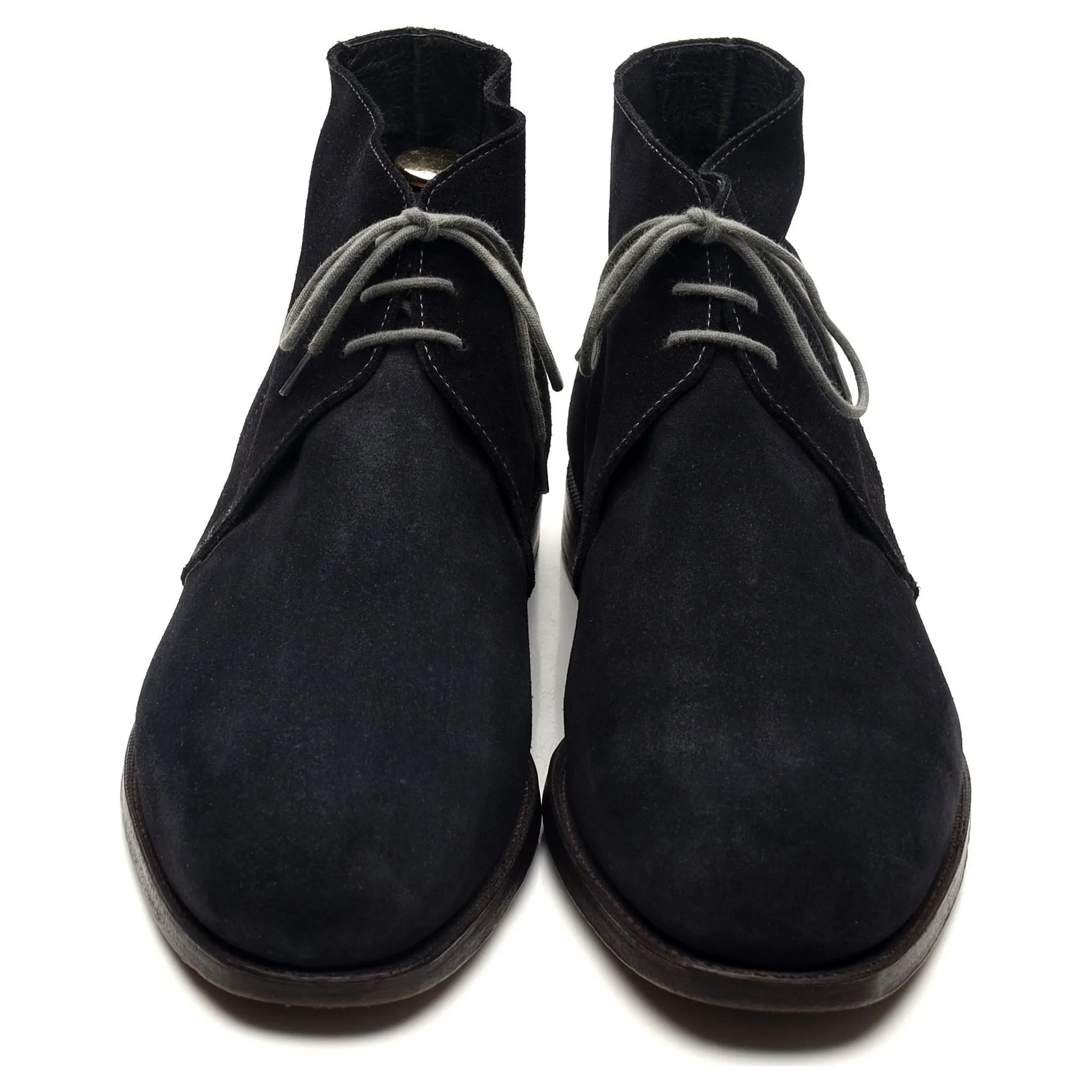 'Chukka' Navy Blue Suede Chukka Boots UK 11.5 E