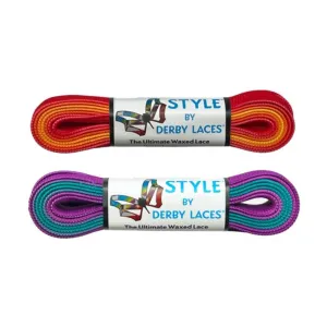 Derby Laces Ombre Style Waxed Laces 72" (183cm)