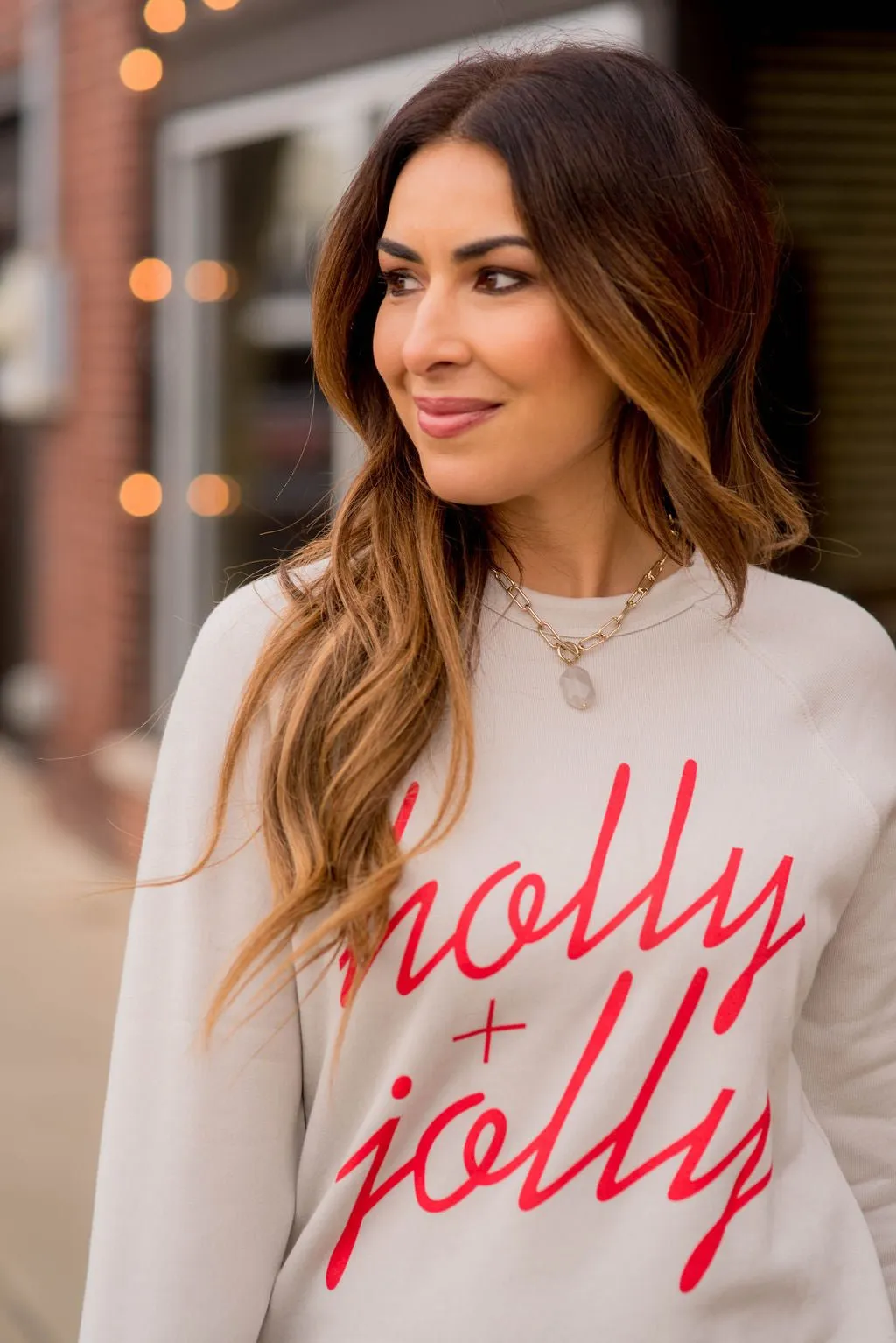 Holly & Jolly Graphic Crewneck