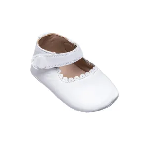 Infant Mary Janes - White