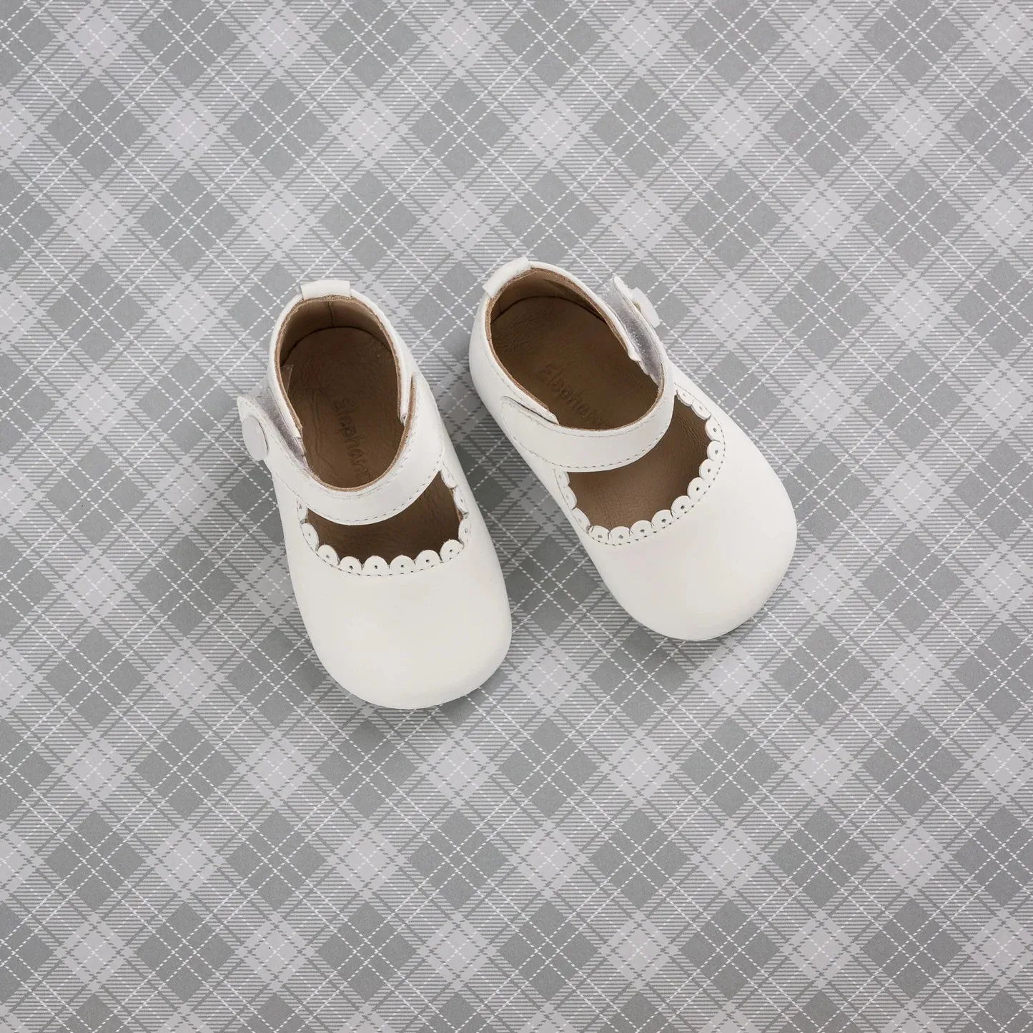 Infant Mary Janes - White