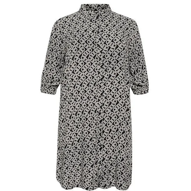 Kaffe Cliana Shirt Dress in Black