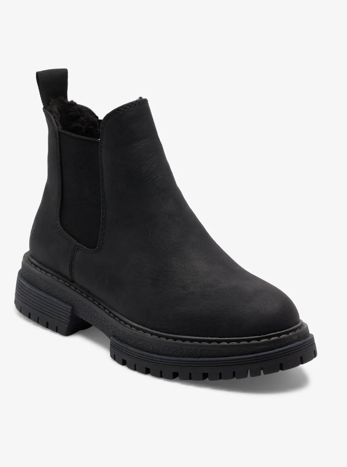 Lorena Chelsea Slip-On Boots - Black