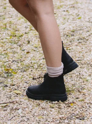 Lorena Chelsea Slip-On Boots - Black