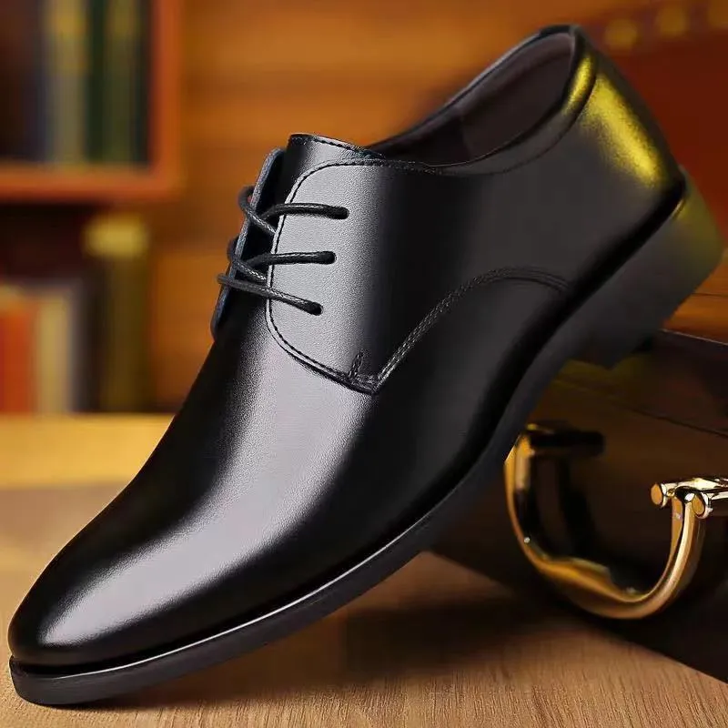 Men's Casual Business Formal Wear Leather Shoes