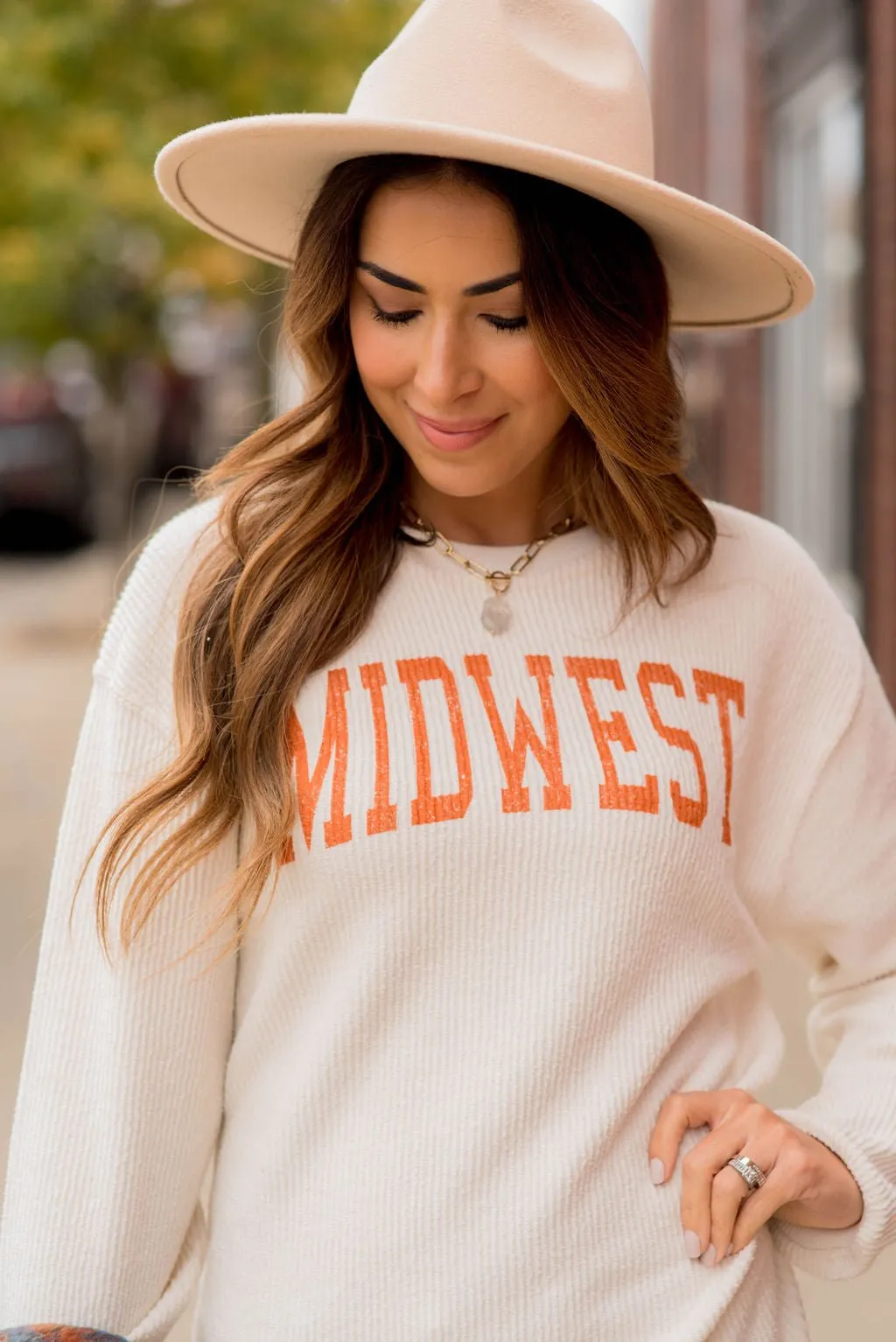 Midwest Ribbed Crewneck