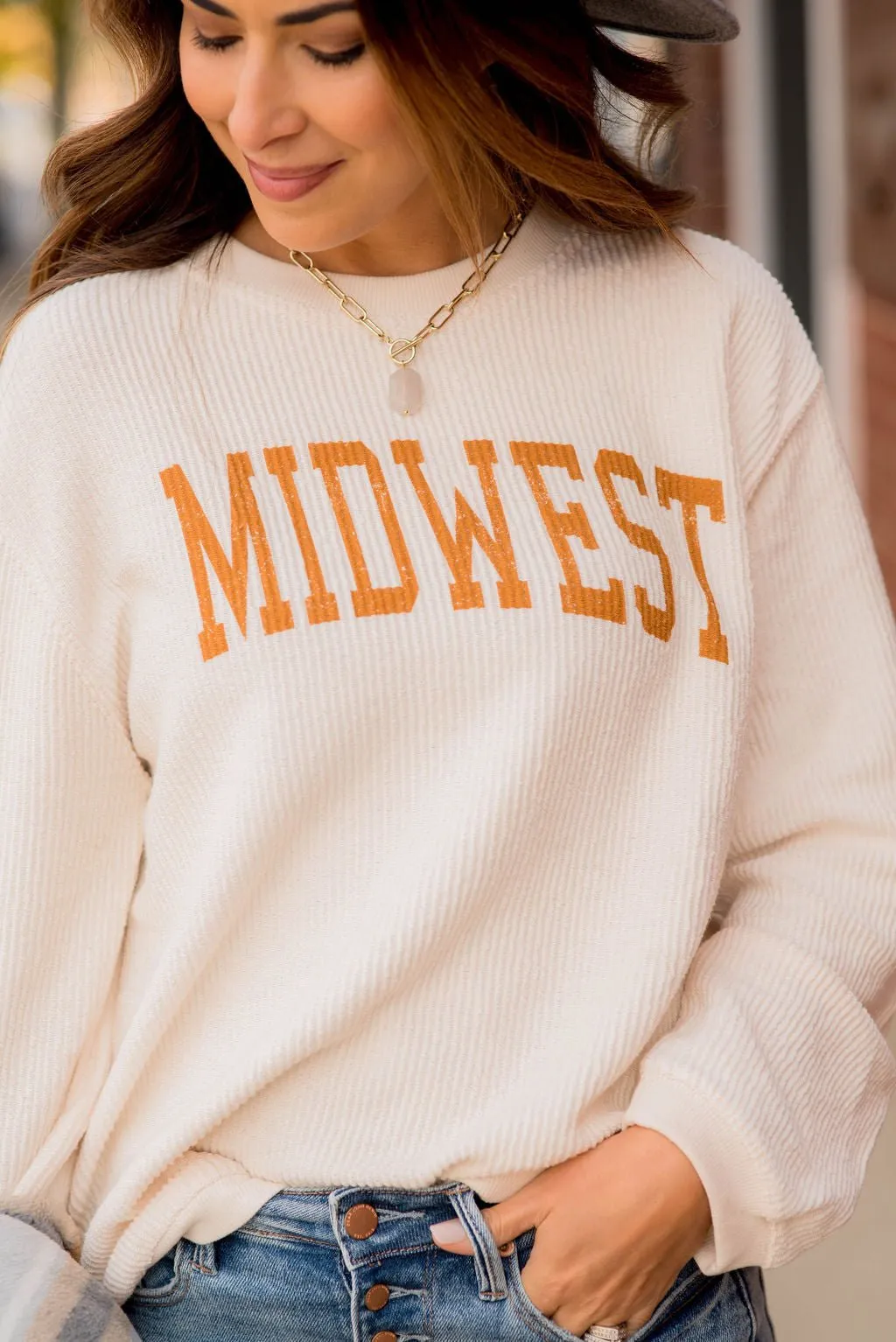 Midwest Ribbed Crewneck