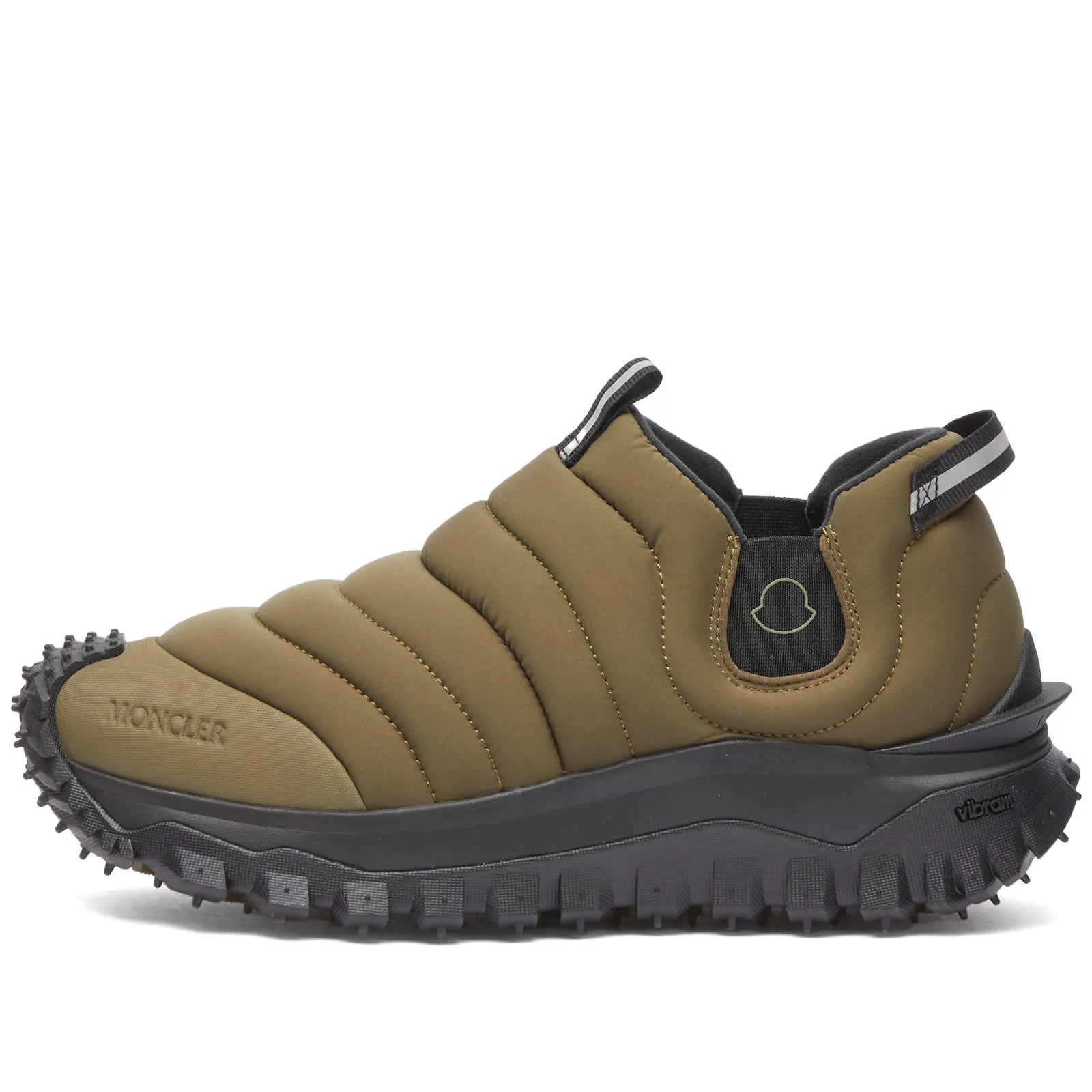 Moncler Trailgrip Apres Low Top Sneakers in Olive & Black