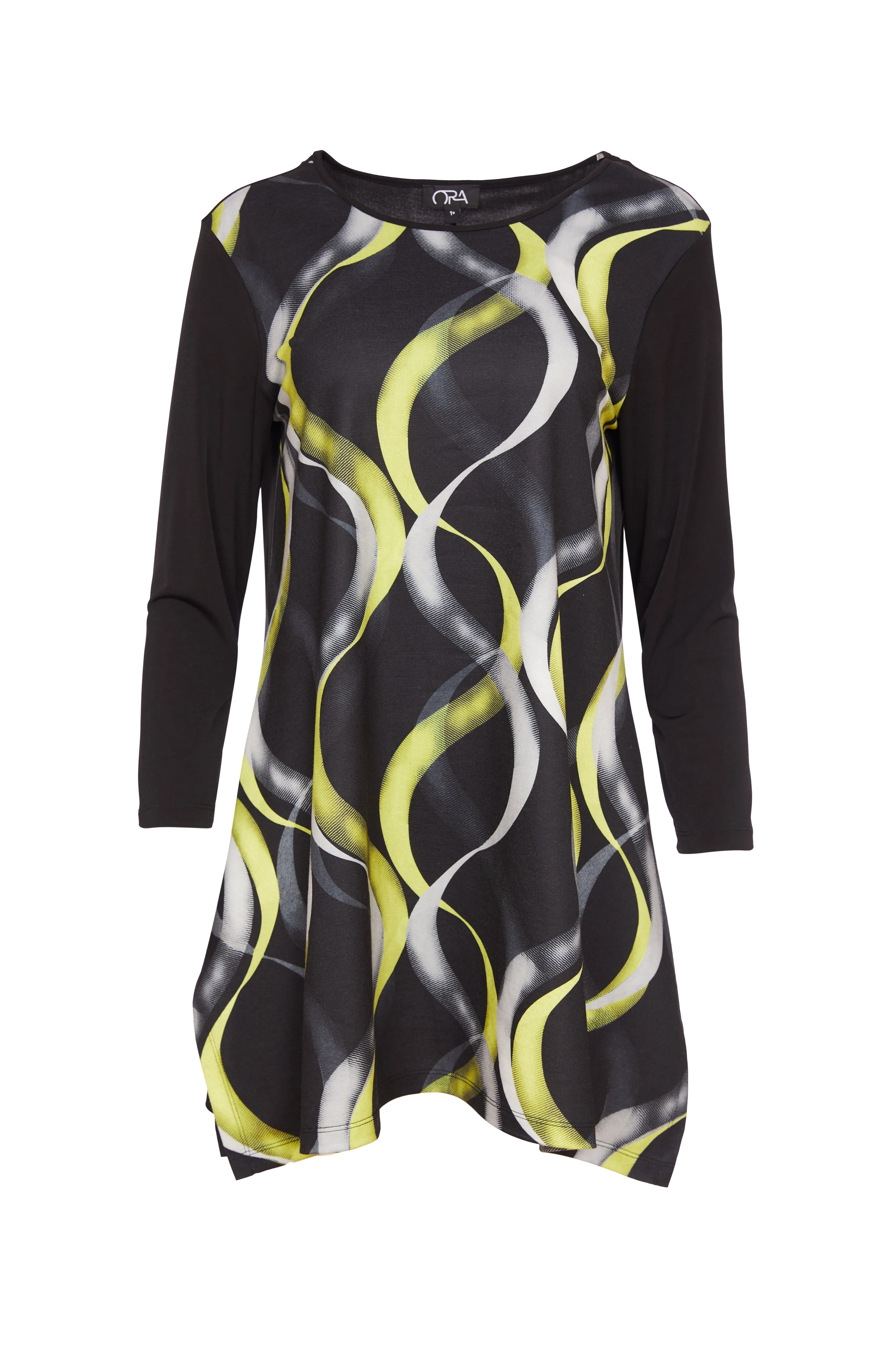 Ora Lime Swirl Tunic