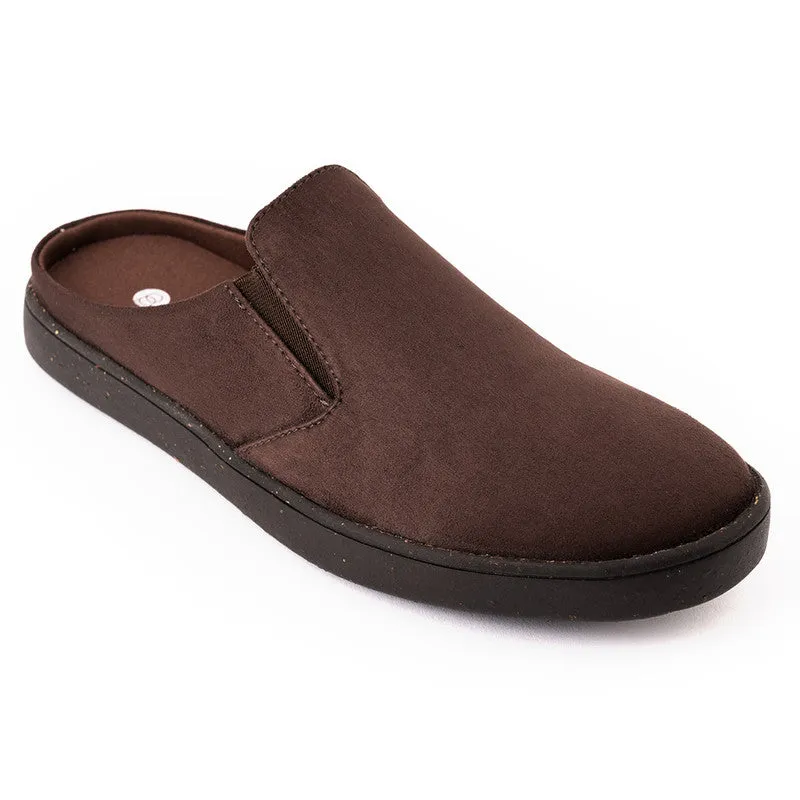 Paaduks Slip-Ons Mules for Women | Brown | Vegan Suede