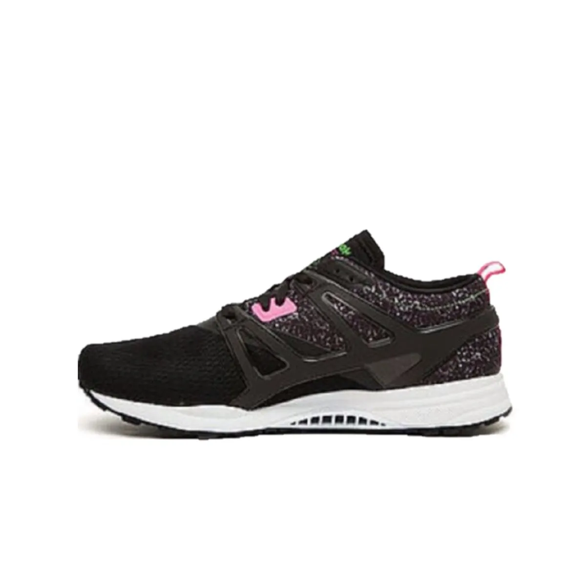 REEBOK V63497 VENTILATOR ADAPT GRAPHIC MN'S (Medium) Black/Green/Pink Mesh/Leather Running Shoes