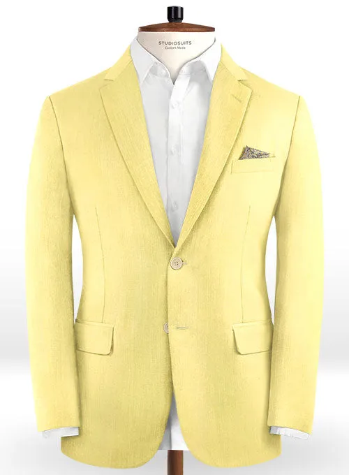 Scabal Yellow Wool Suit