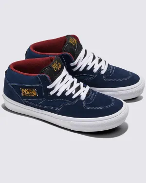 Skate Half Cab Shoes - Navy/Burgundy