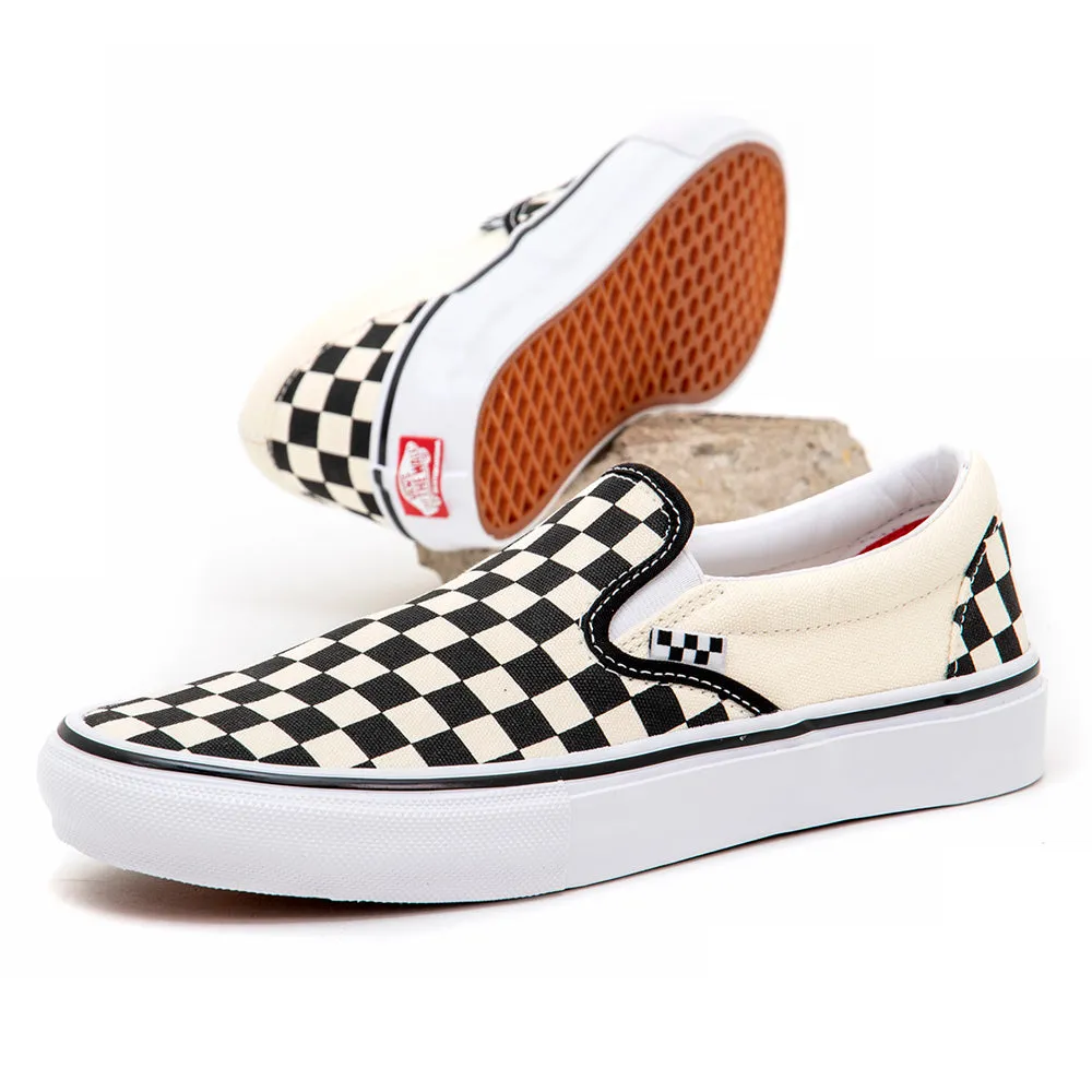 Skate Slip-On (Checkerboard) Black / Off White