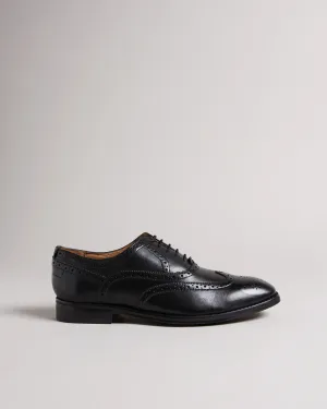 Ted Baker Amaiss Formal Leather Brogue Shoes | Black