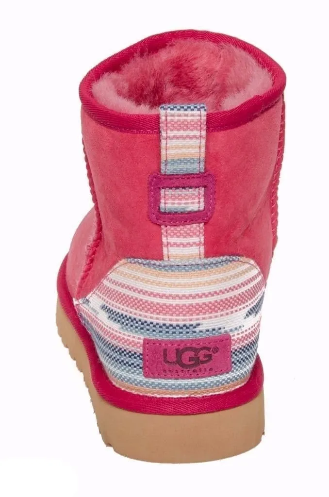 UGG CLASSIC MINI RED BOOTS