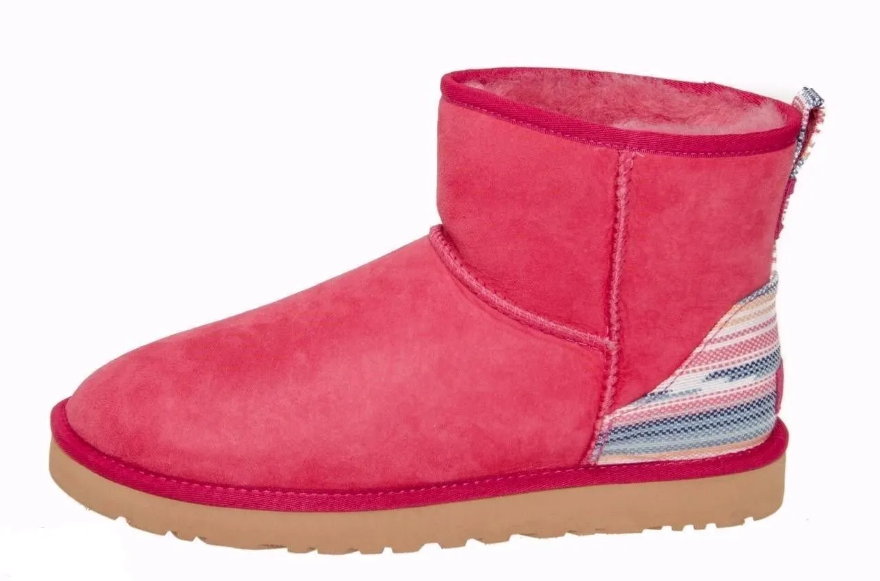 UGG CLASSIC MINI RED BOOTS