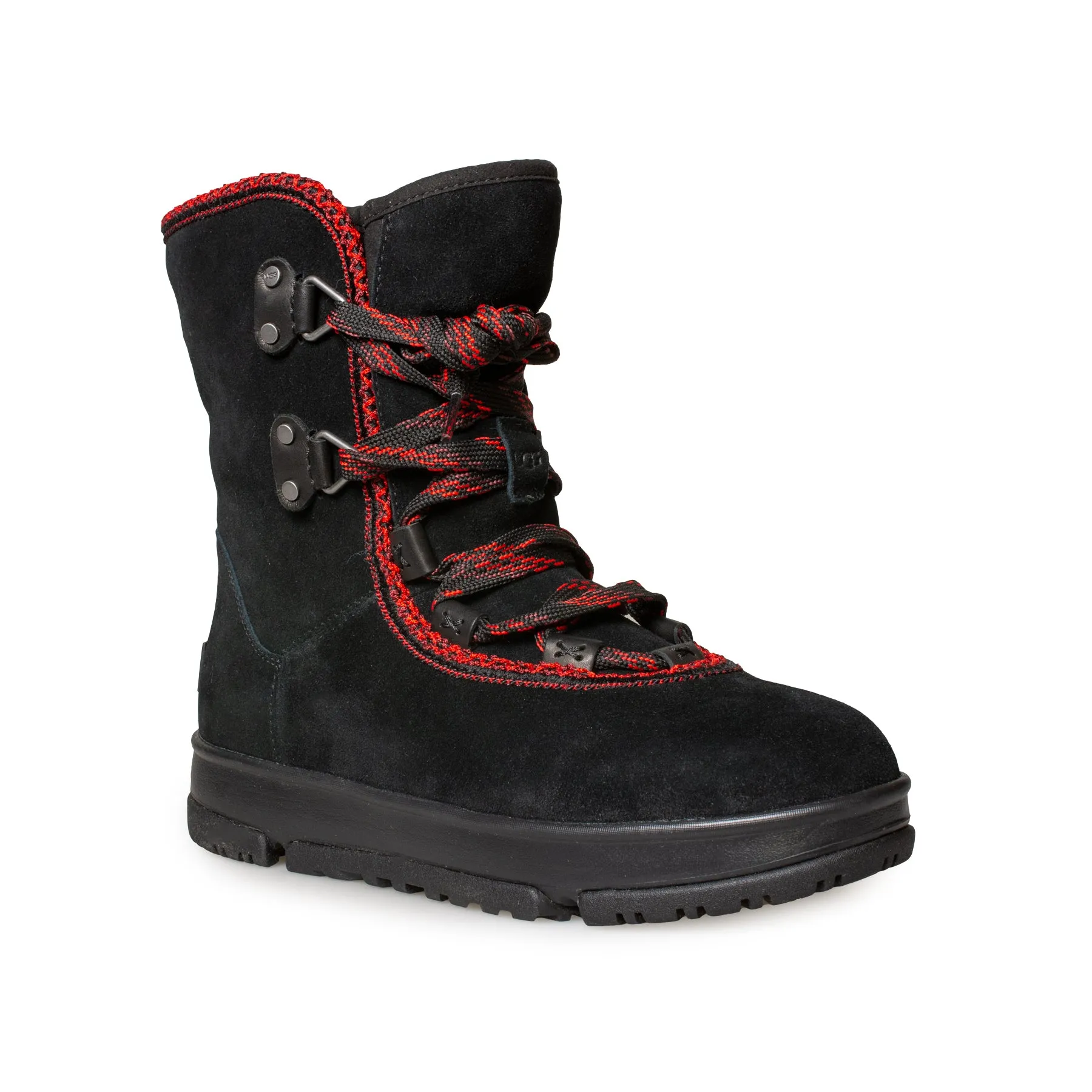 UGG Classic Weather Hiker HI Black Boots - Women's