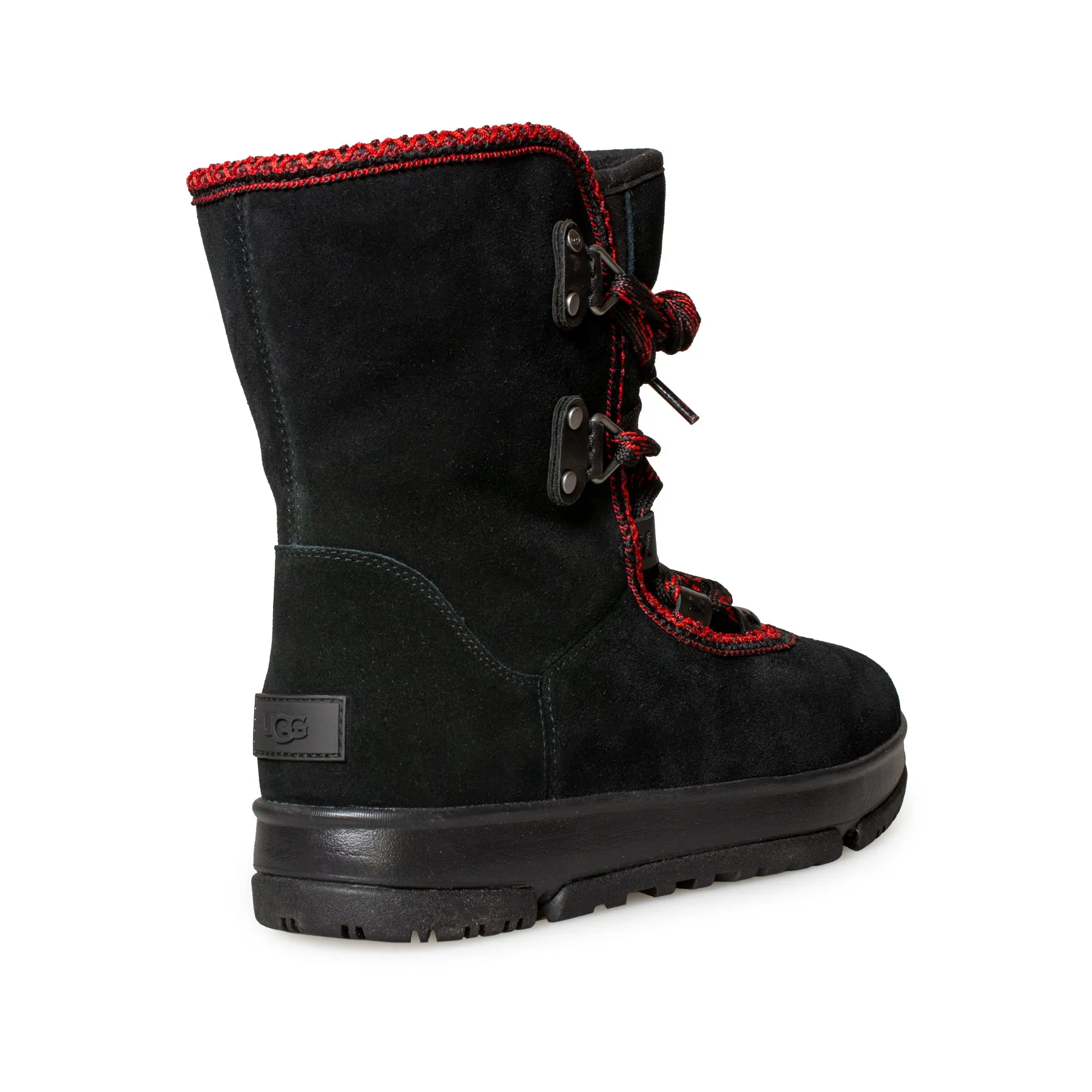 UGG Classic Weather Hiker HI Black Boots - Women's