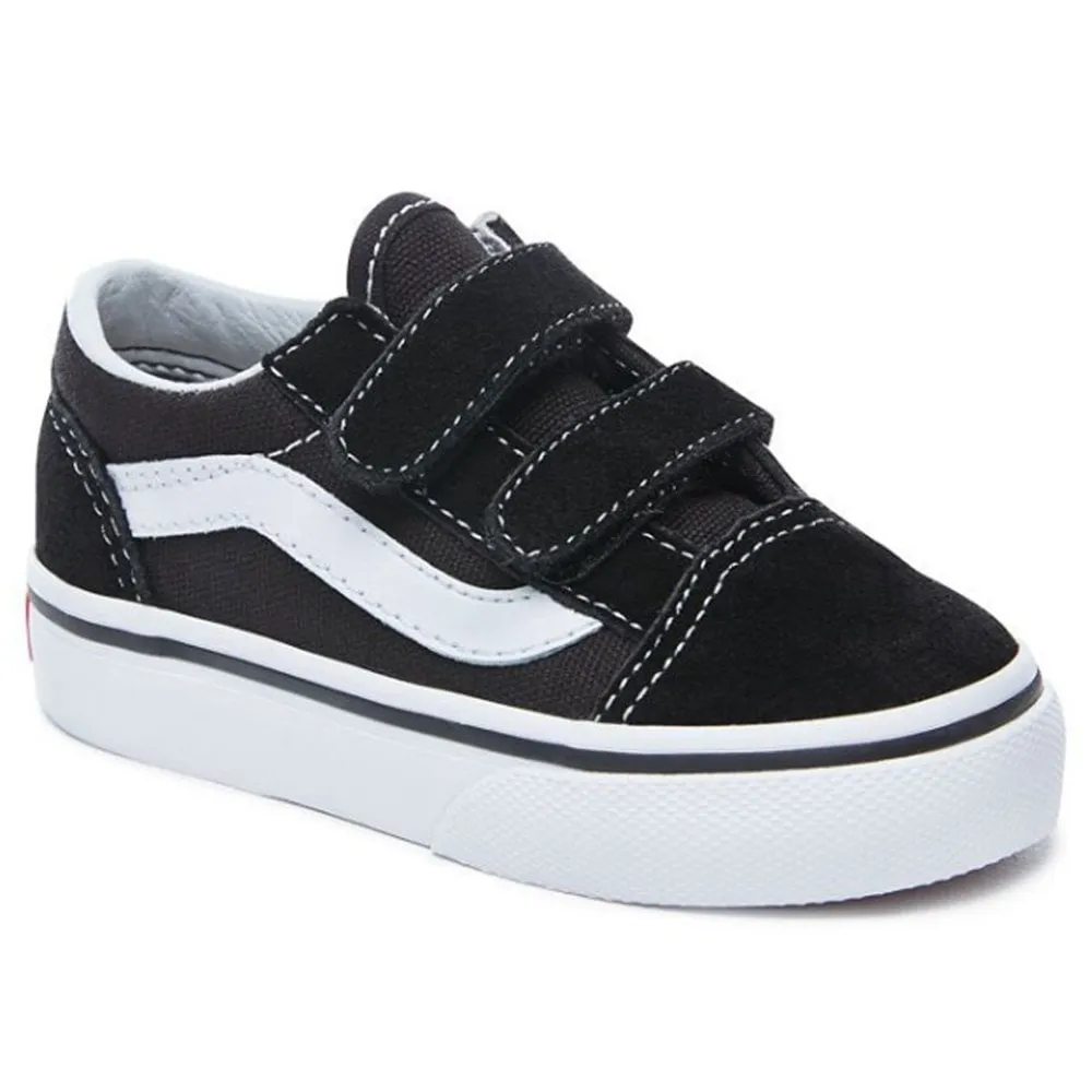 Vans Old Skool V Black Toddler Black/White