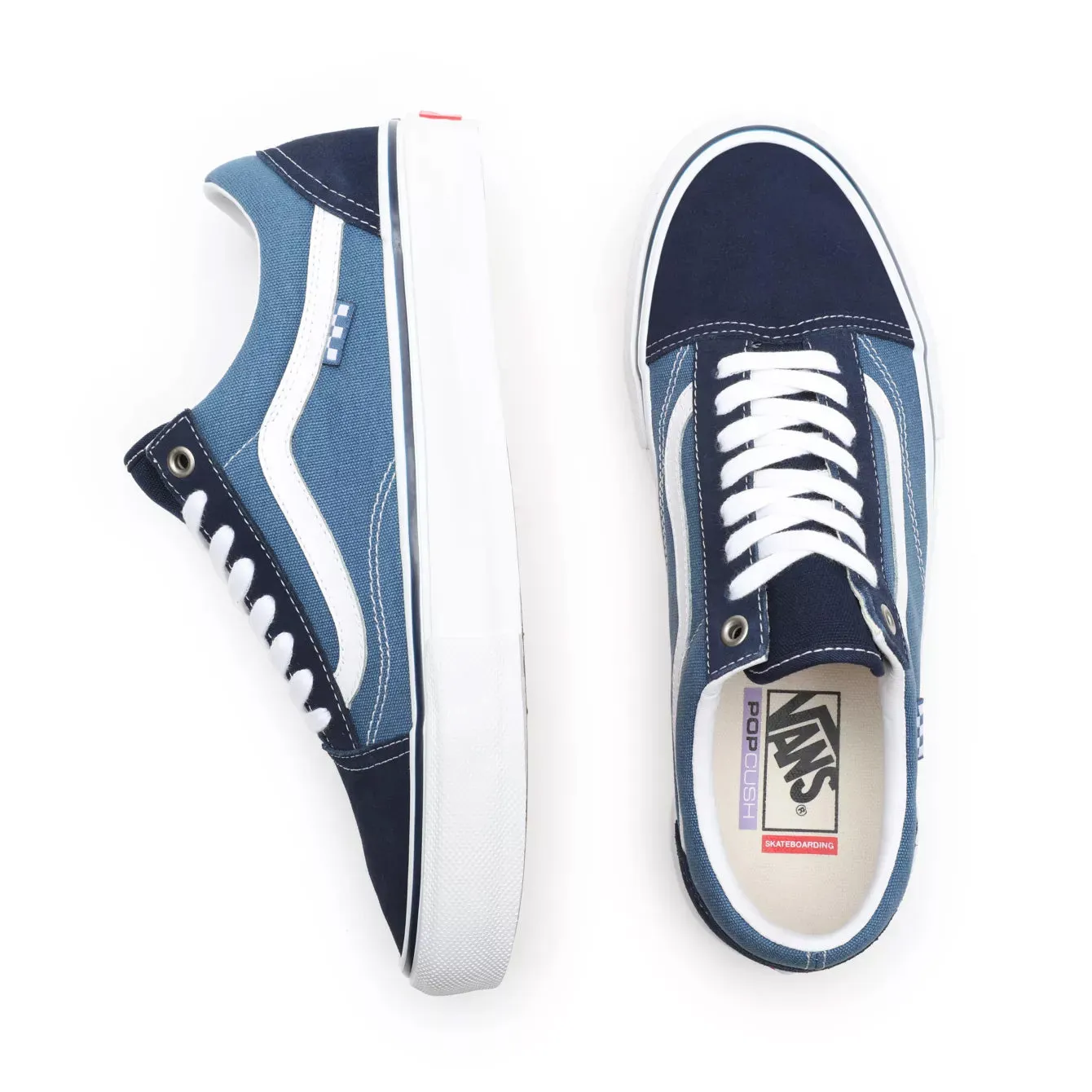 Vans Skate Old Skool Shoes - Navy/White