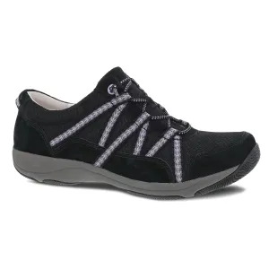 Women's Dansko Harlyn Color: Black Suede Sneaker