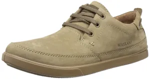 Woodland Men's Khaki Leather Casual Shoes - 6 UK/India (40 EU)